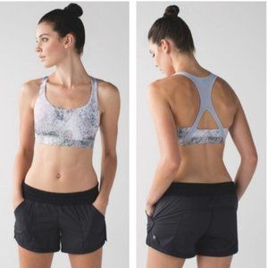 Lululemon 50 Rep Bra Sugar Crush Multi / Silver Fox
